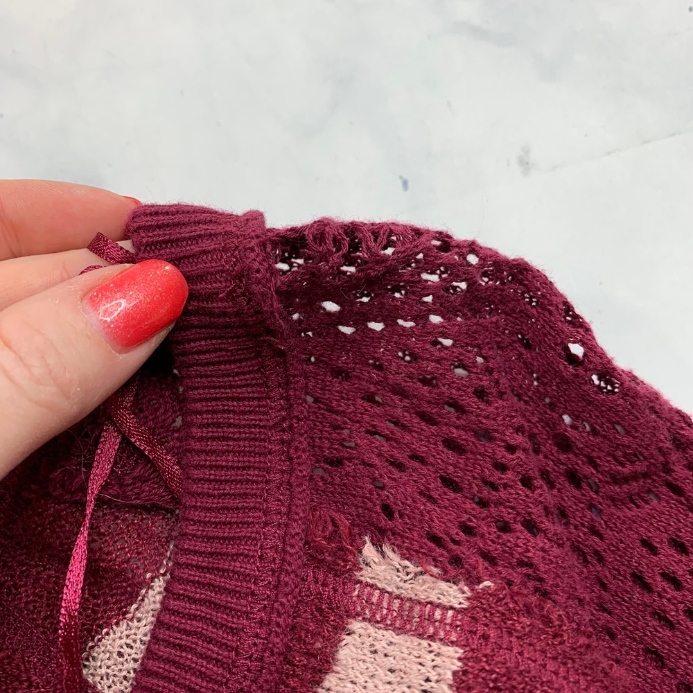 Free People We The Free Fluffy Lou Crochet Sweater - Picture 8 of 8